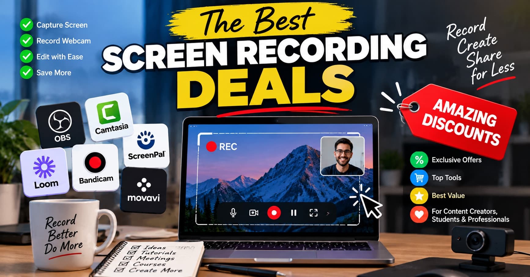 The Best Screen Recording Software Deals Available in 2026