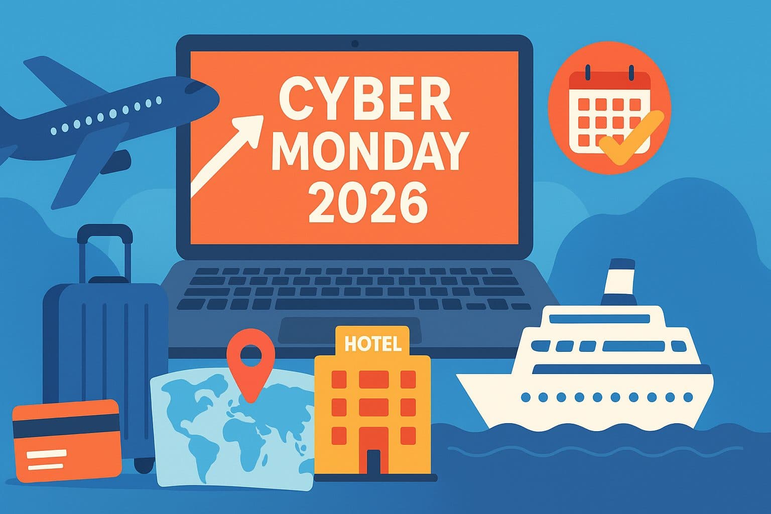 Cyber Monday 2026 Travel Deals: Flights, Hotels & Cruises